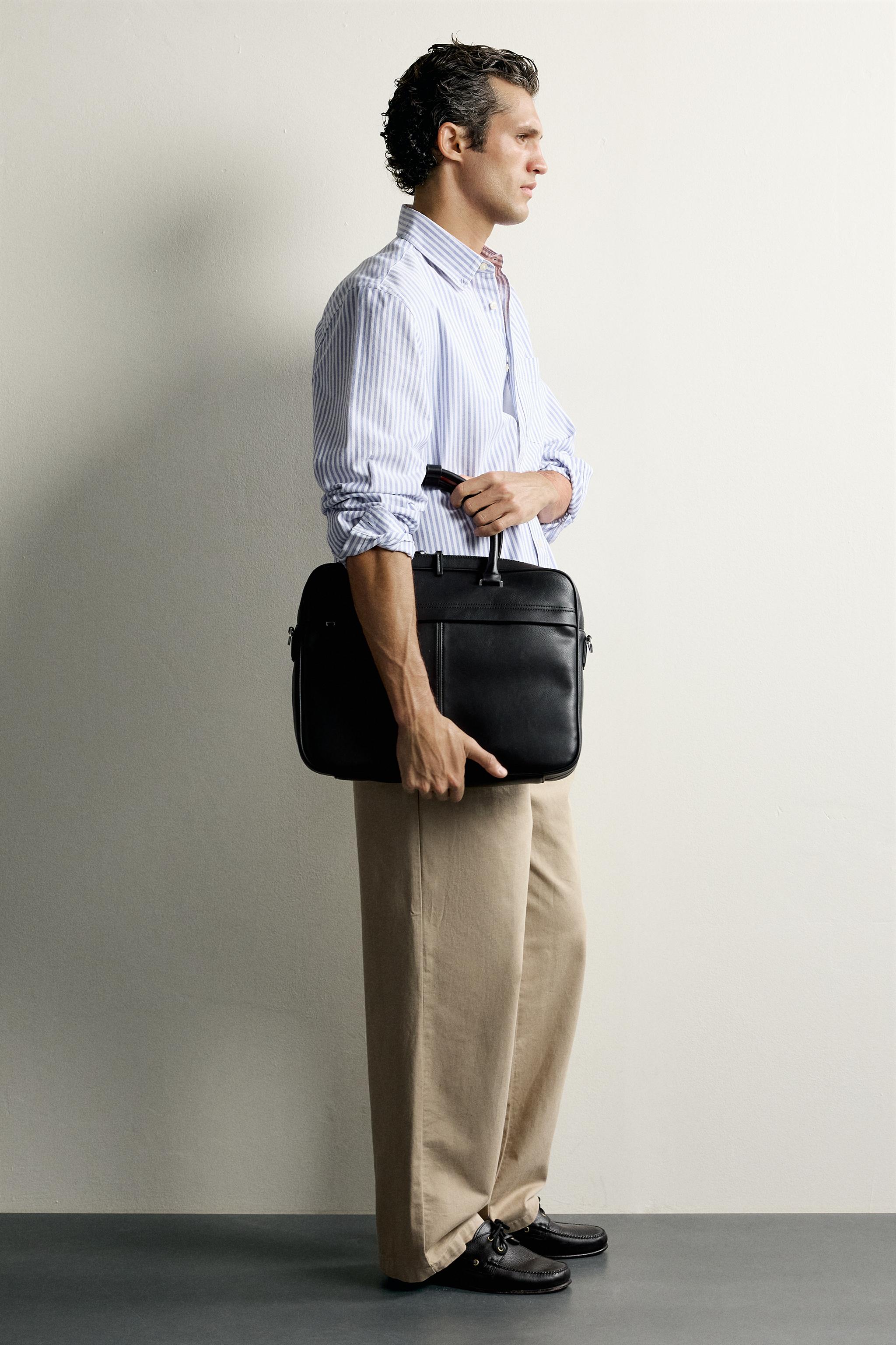 TEXTURED BRIEFCASE